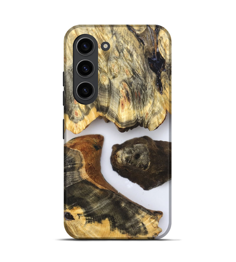 Galaxy S23 Wood Live Edge Phone Case - Jenna (Clear, 831353)