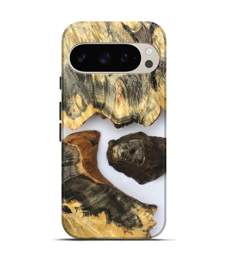 Pixel 9 Pro Wood Live Edge Phone Case - Jenna (Clear, 831353)