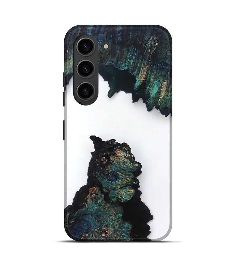 Galaxy S23 Wood Live Edge Phone Case - Mayme (Clear, 831354)