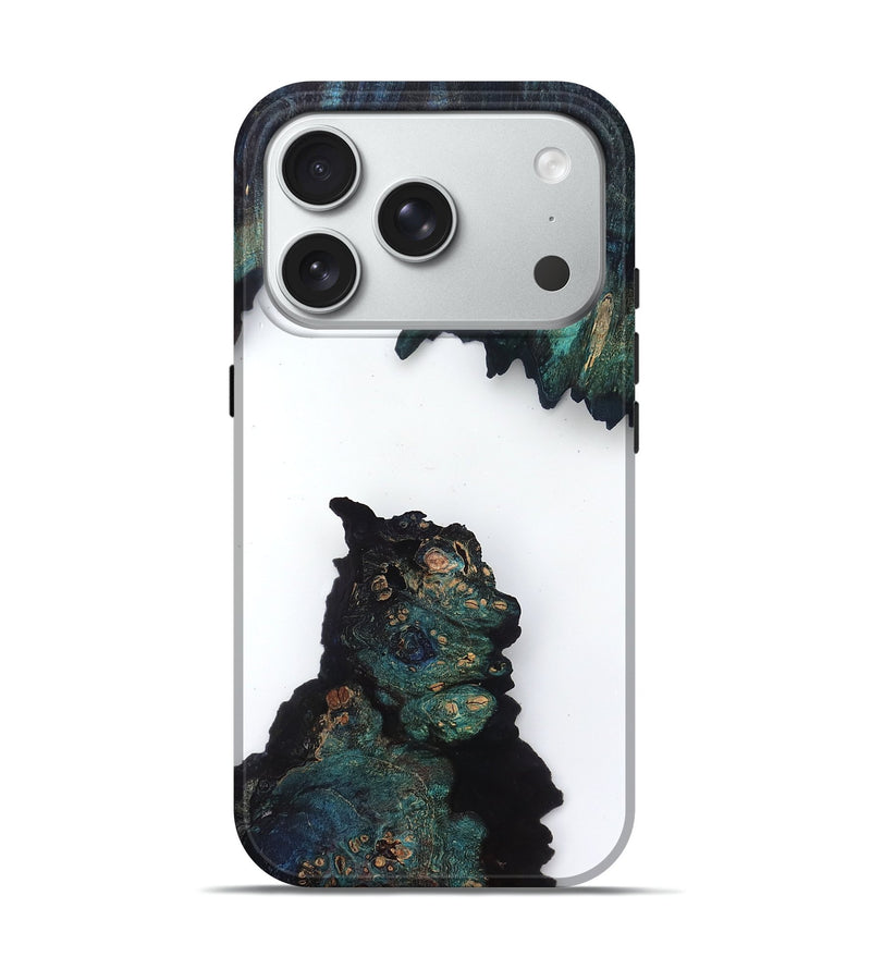 iPhone 18 Pro Wood Live Edge Phone Case - Mayme (Clear, 831354)