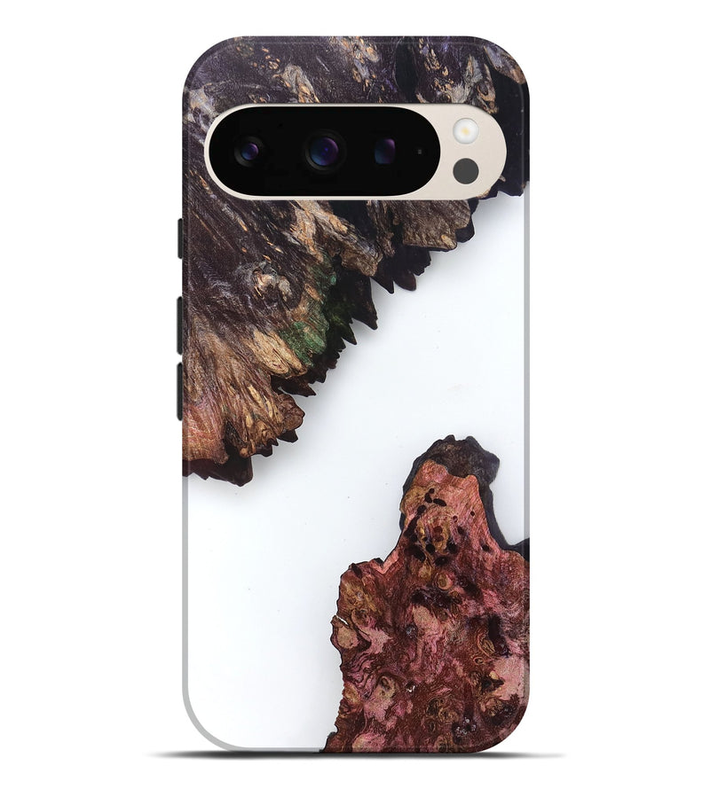 Pixel 9 Pro XL Wood Live Edge Phone Case - Maegan (Clear, 831355)