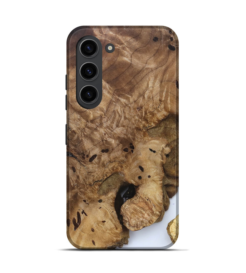 Galaxy S23 Wood Live Edge Phone Case - Lexi (Clear, 831356)