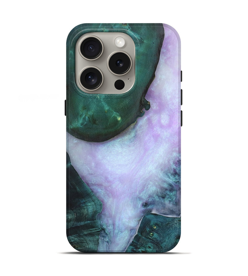 iPhone 16 Pro Wood Live Edge Phone Case - Erica (Ghost, 831358)