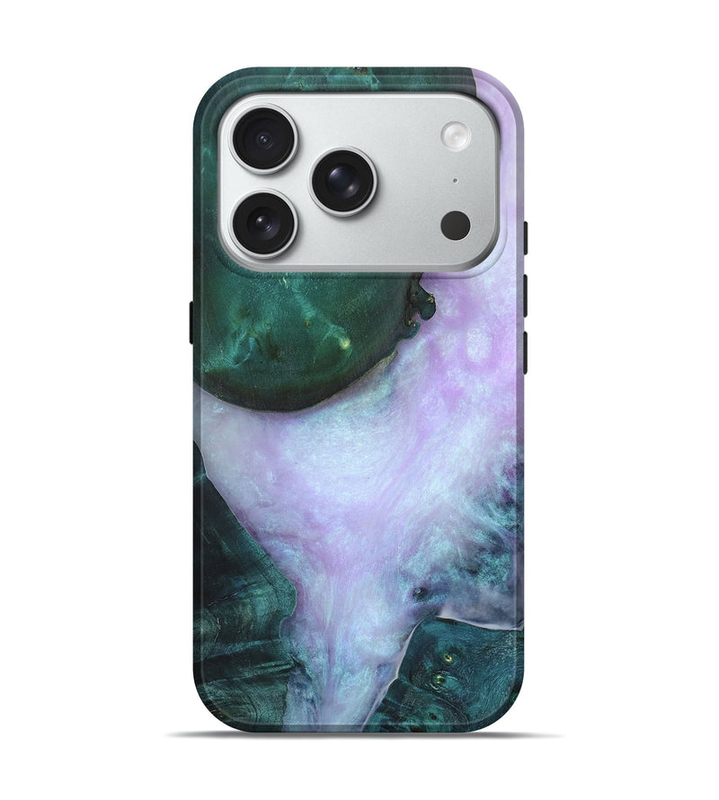 iPhone 18 Pro Wood Live Edge Phone Case - Erica (Ghost, 831358)