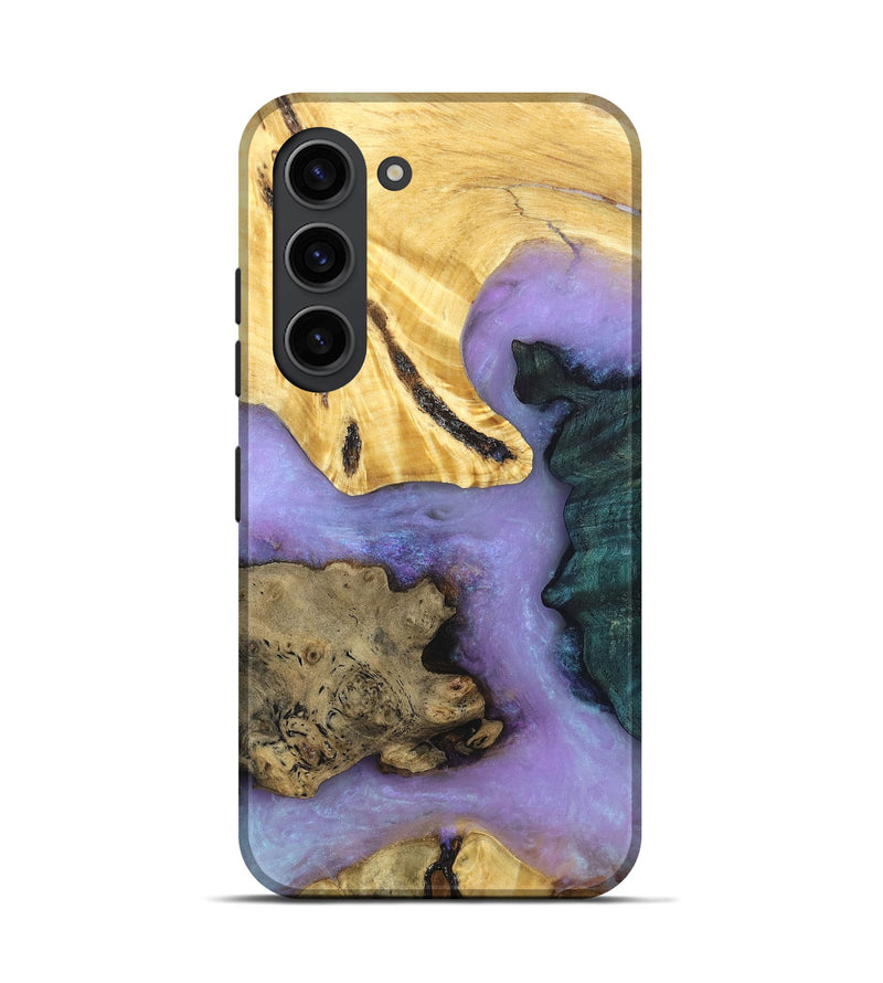 Galaxy S23 Wood Live Edge Phone Case - Irwin (Ghost, 831359)