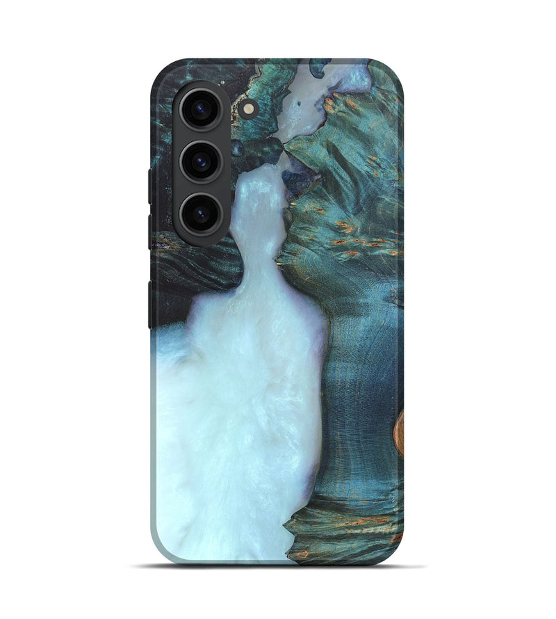Galaxy S23 Wood Live Edge Phone Case - Jaliyah (Ghost, 831360)