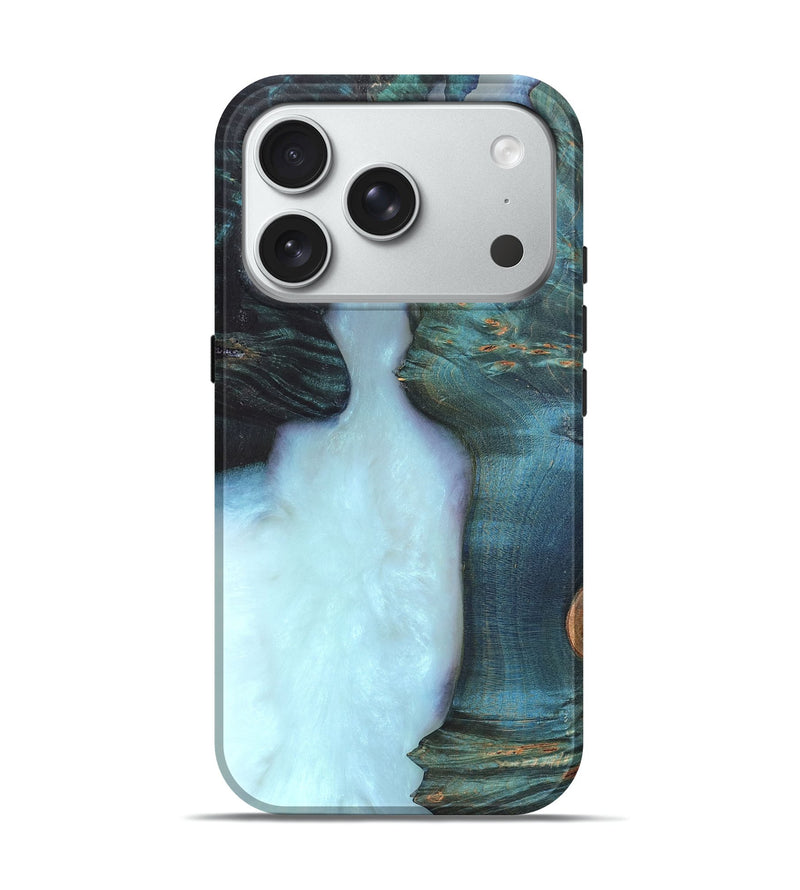 iPhone 18 Pro Wood Live Edge Phone Case - Jaliyah (Ghost, 831360)
