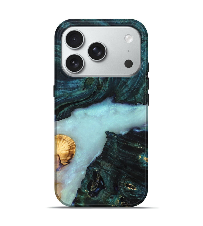 iPhone 18 Pro Wood Live Edge Phone Case - Bella (Ghost, 831362)