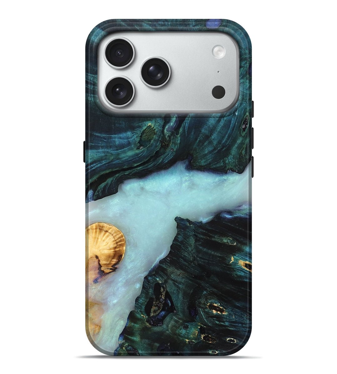 iPhone 18 Pro Max Wood Live Edge Phone Case - Bella (Ghost, 831362)
