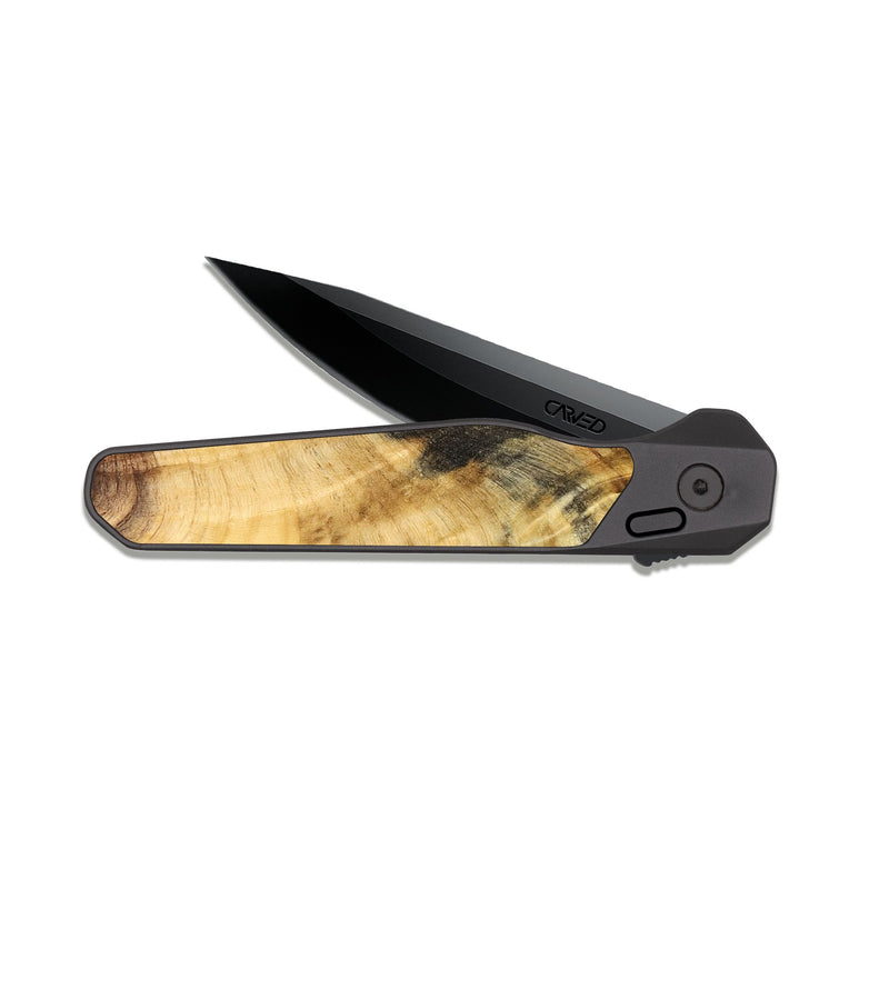 EDC Dark Slate Wood Pocket Knife - Vena (Cosmos, 831367)
