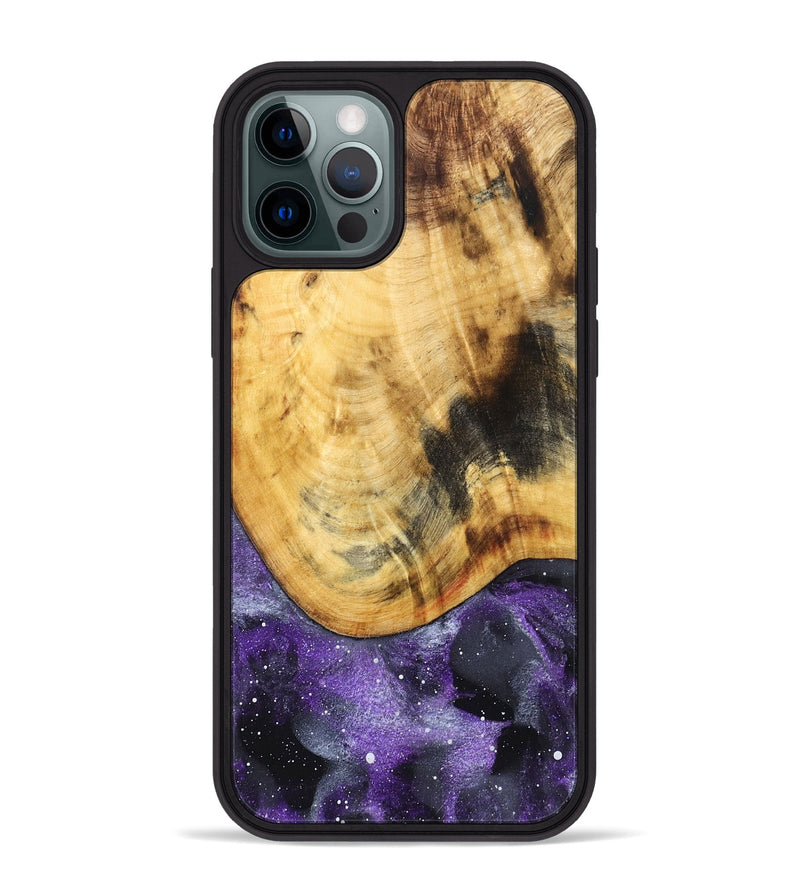 iPhone 12 Pro Max Wood Phone Case - Vena (Cosmos, 831367)