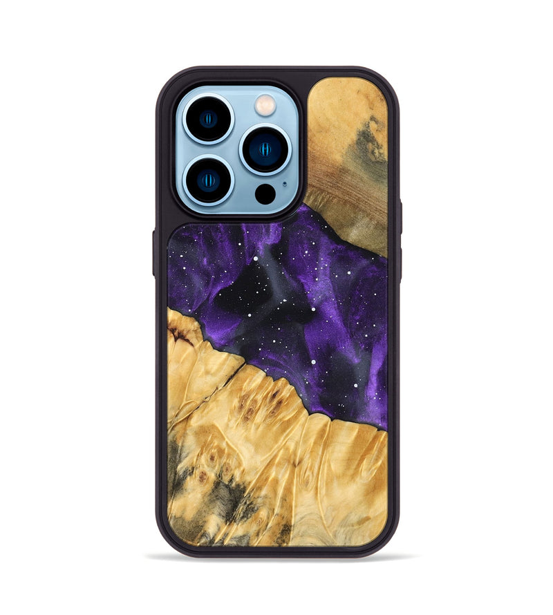 iPhone 14 Pro Wood Phone Case - Brinley (Cosmos, 831377)