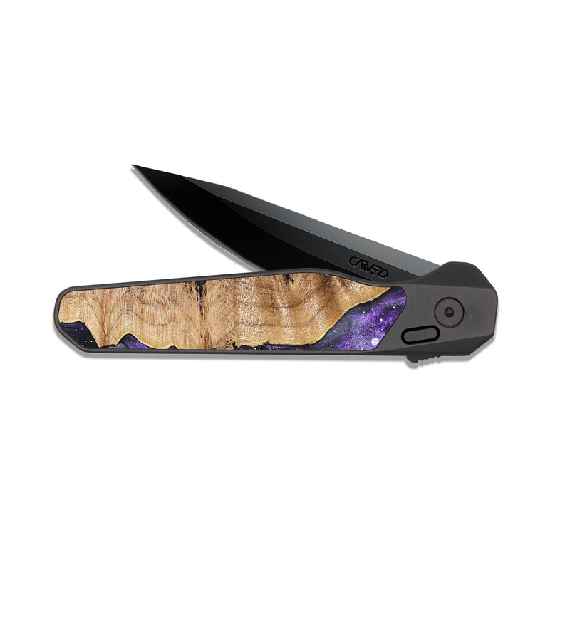 EDC Dark Slate Wood Pocket Knife - Willard (Cosmos, 831384)
