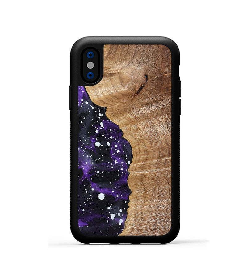iPhone Xs Wood Phone Case - Erykah (Cosmos, 831387)