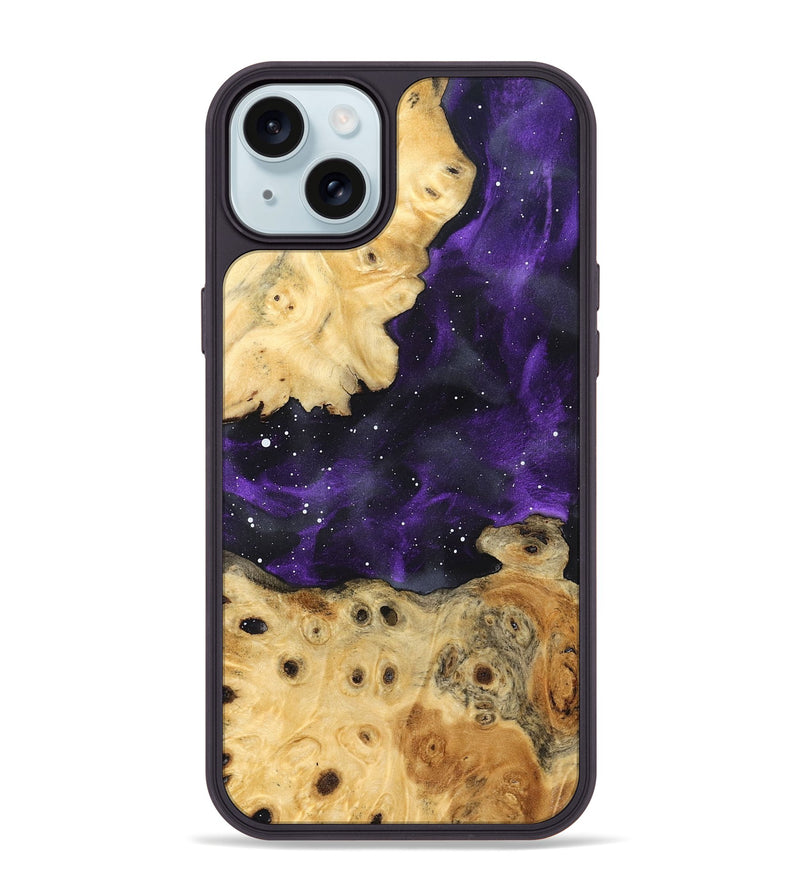iPhone 15 Plus Wood Phone Case - Louisa (Cosmos, 831392)