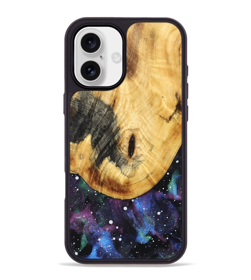iPhone 16 Plus Wood Phone Case - Latisha (Cosmos, 831393)