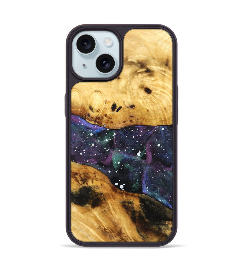 iPhone 15 Wood Phone Case - Helena (Cosmos, 831397)