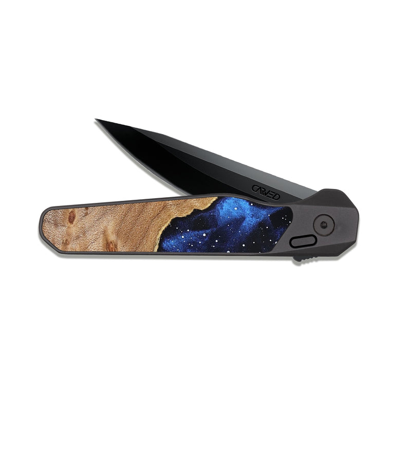 EDC Dark Slate Wood Pocket Knife - Sergio (Cosmos, 831400)