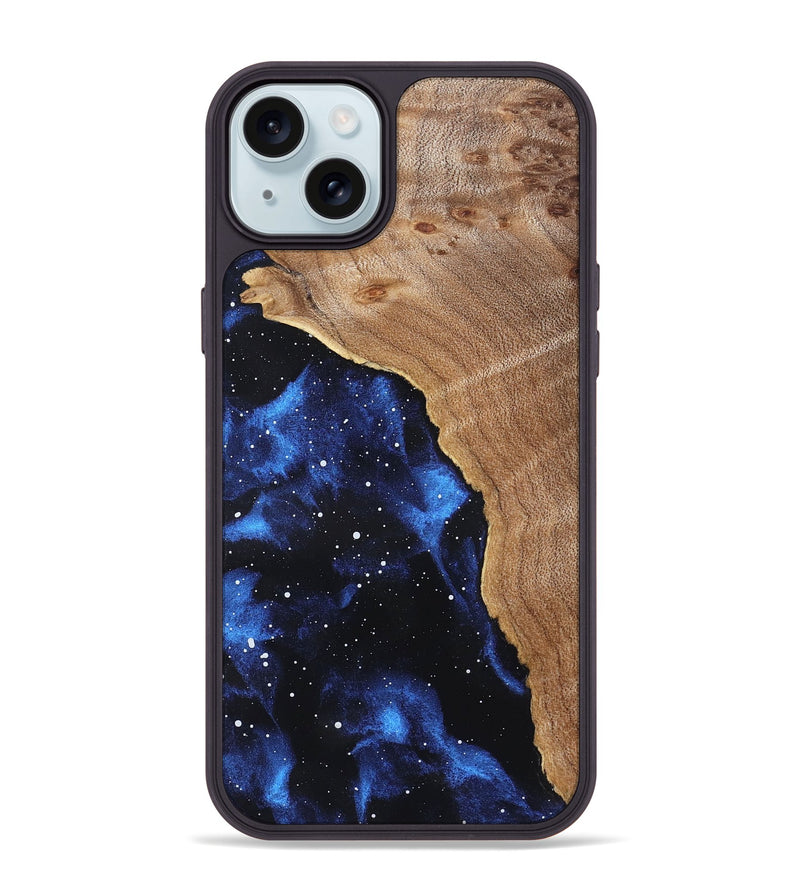 iPhone 15 Plus Wood Phone Case - Sergio (Cosmos, 831400)