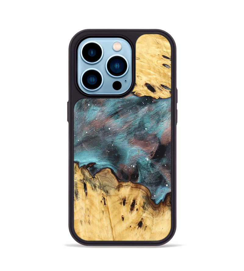 iPhone 14 Pro Wood Phone Case - Garland (Cosmos, 831411)