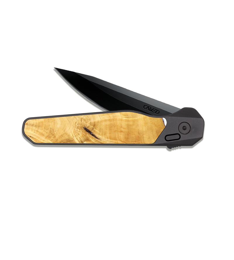 EDC Dark Slate Wood Pocket Knife - Buffy (Coastal, 831426)
