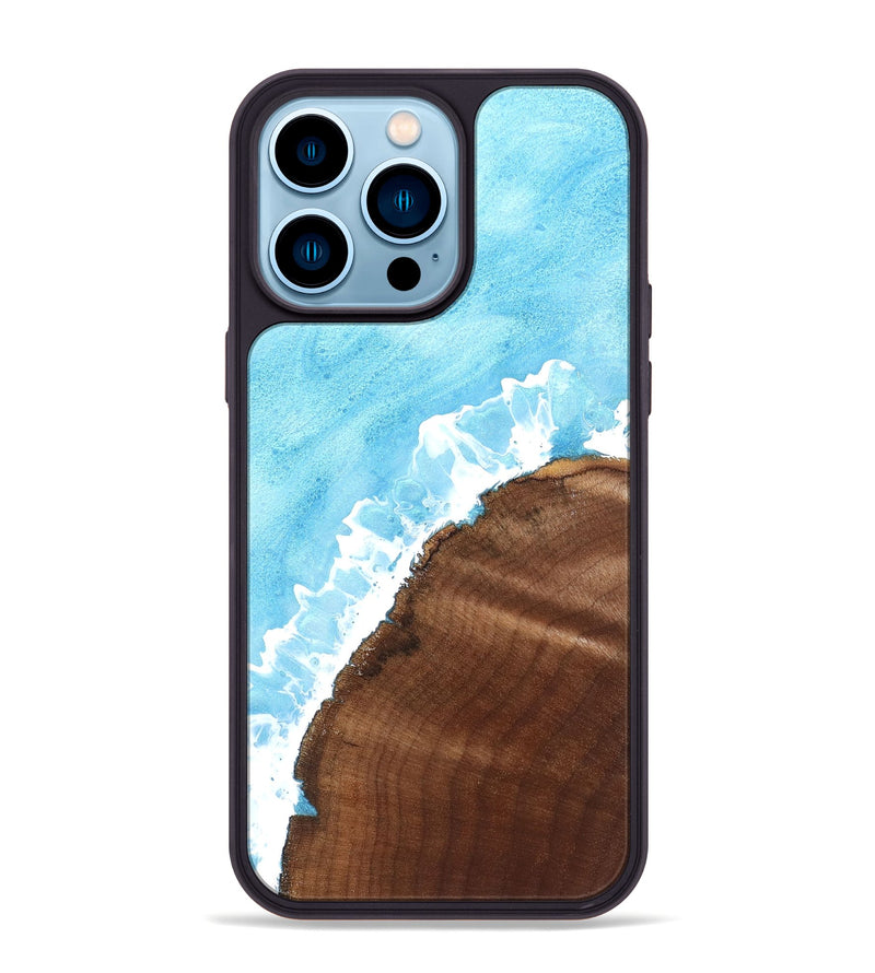 iPhone 14 Pro Max Wood Phone Case - Minta (Coastal, 831429)