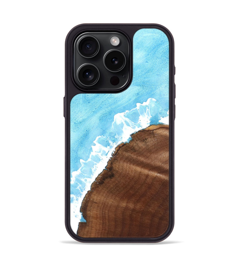 iPhone 15 Pro Wood Phone Case - Minta (Coastal, 831429)