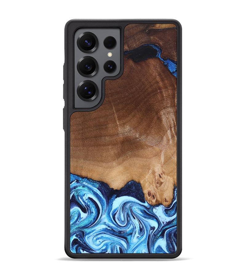 Galaxy S25 Ultra Wood Phone Case - Ainara (Blue, 831453)