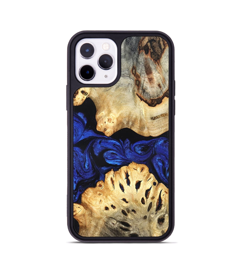 iPhone 11 Pro Wood Phone Case - Rogers (Blue, 831457)