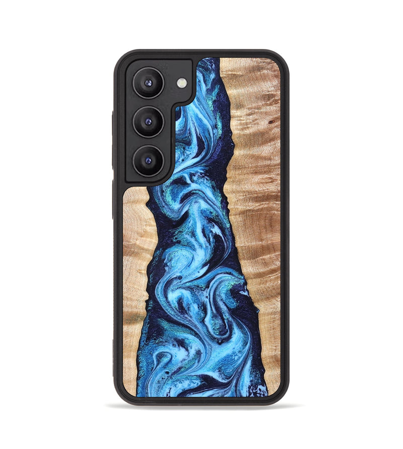 Galaxy S23 Wood Phone Case - Laney (Blue, 831459)