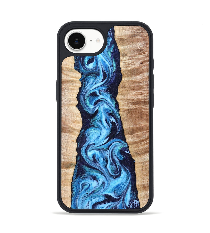 iPhone 17e Wood Phone Case - Laney (Blue, 831459)