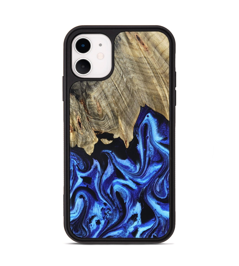 iPhone 11 Wood Phone Case - Rolla (Blue, 831460)