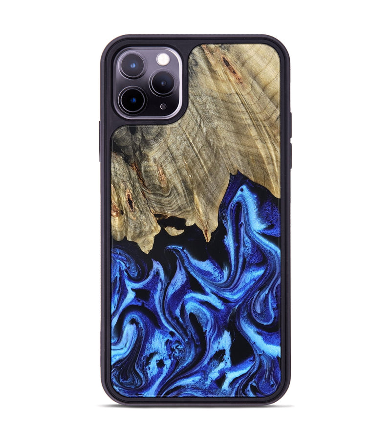 iPhone 11 Pro Max Wood Phone Case - Rolla (Blue, 831460)