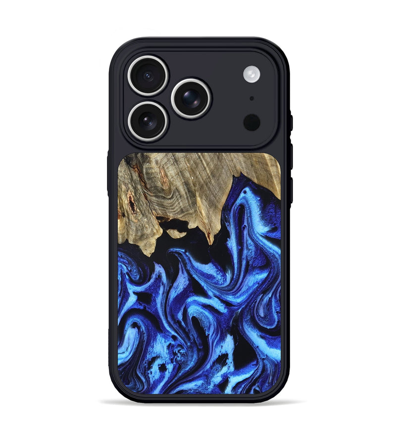 iPhone 17 Pro Wood Phone Case - Rolla (Blue, 831460)