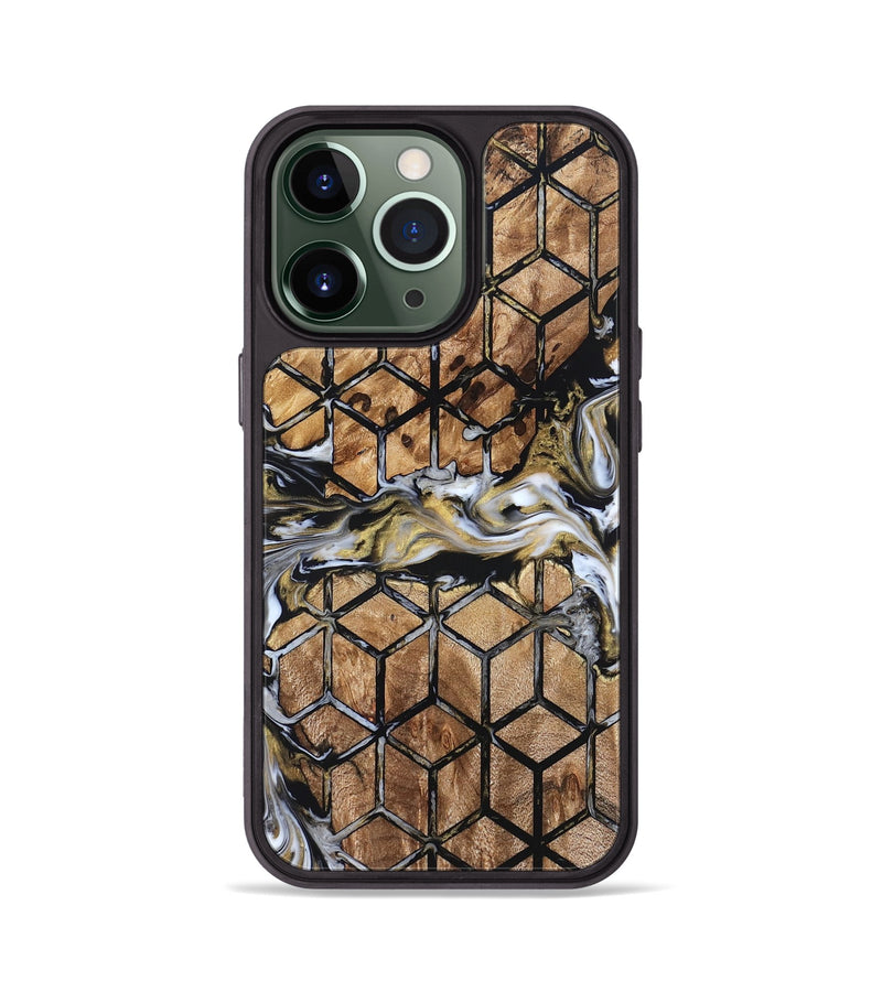 iPhone 13 Pro Wood Phone Case - Sina (Pattern, 831468)