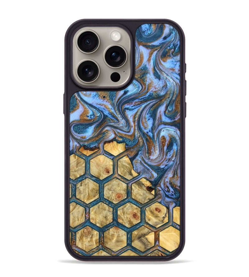 iPhone 15 Pro Max Wood Phone Case - Yael (Pattern, 831470)