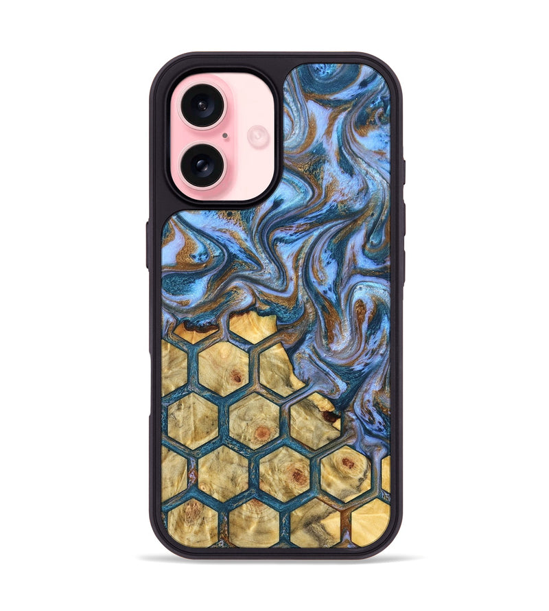 iPhone 16 Wood Phone Case - Yael (Pattern, 831470)