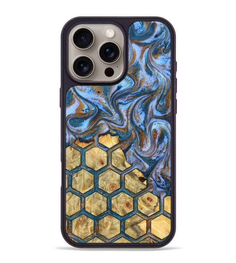 iPhone 16 Pro Max Wood Phone Case - Yael (Pattern, 831470)