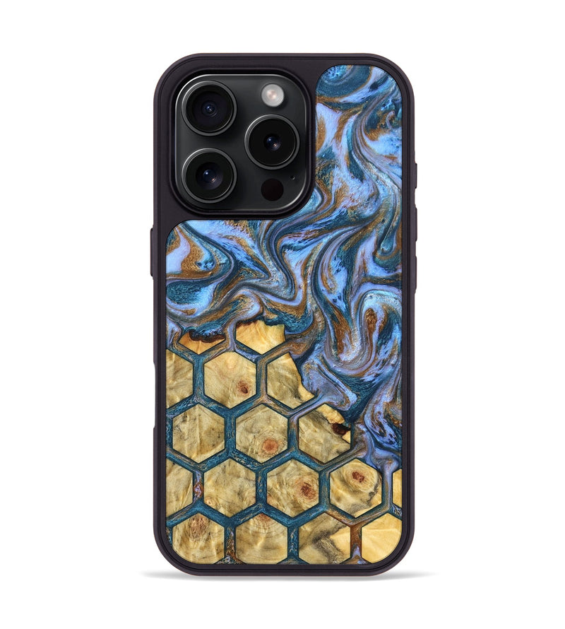 iPhone 16 Pro Wood Phone Case - Yael (Pattern, 831470)