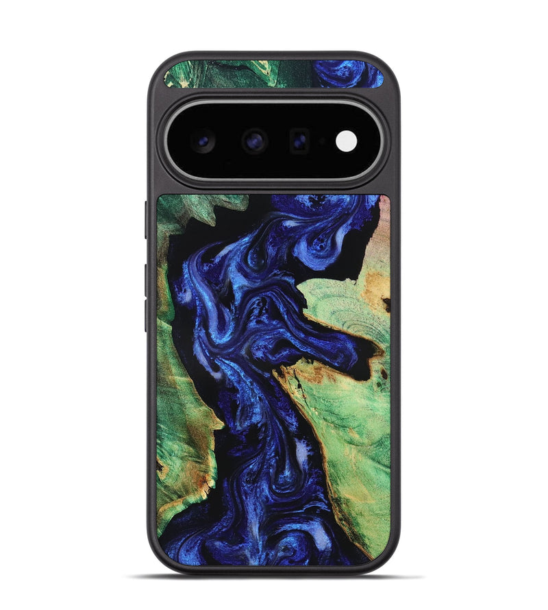 Pixel 11 Wood Phone Case - Carley (Blue, 831473)