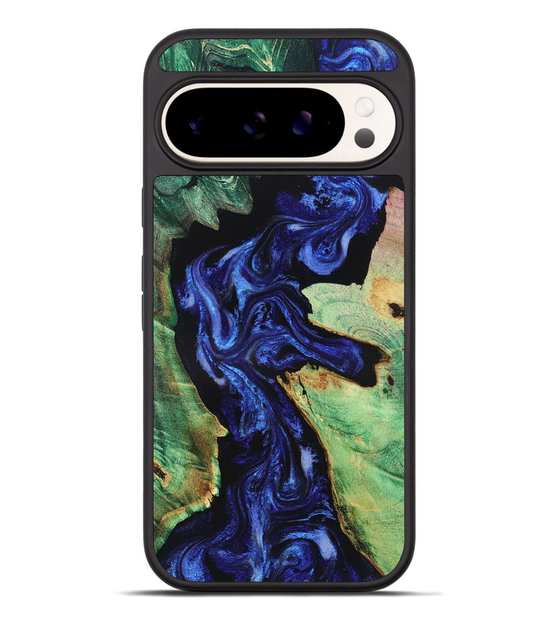 Pixel 9 Pro XL Wood Phone Case - Carley (Blue, 831473)