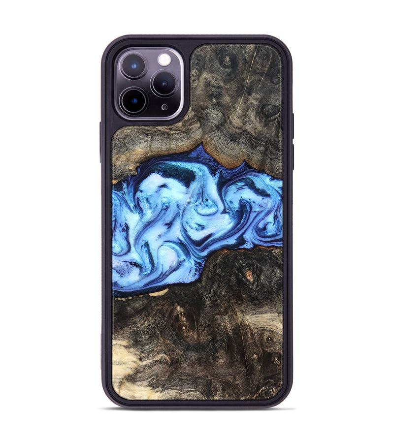 iPhone 11 Pro Max Wood Phone Case - Karyn (Blue, 831474)