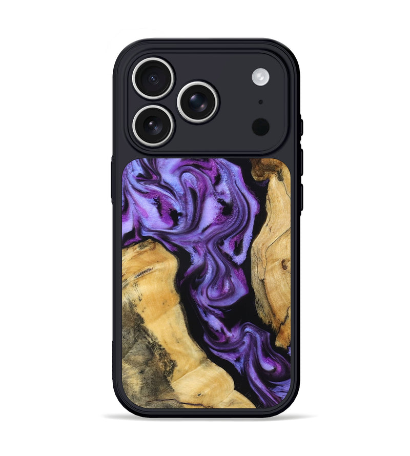 iPhone 17 Pro Wood Phone Case - Stetson (Purple, 831475)