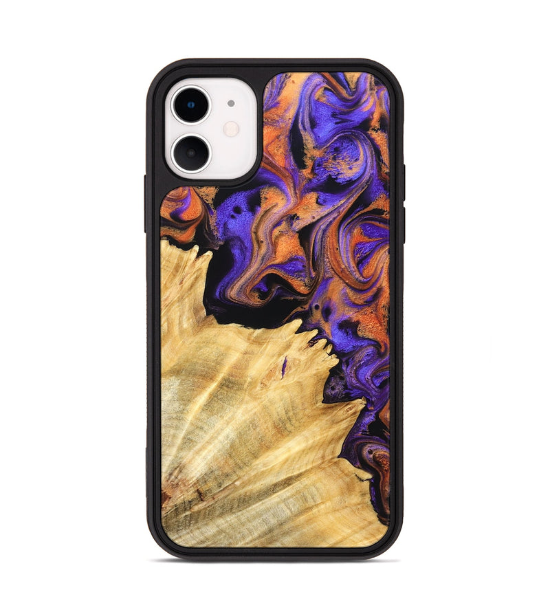 iPhone 11 Wood Phone Case - Viviana (Purple, 831476)