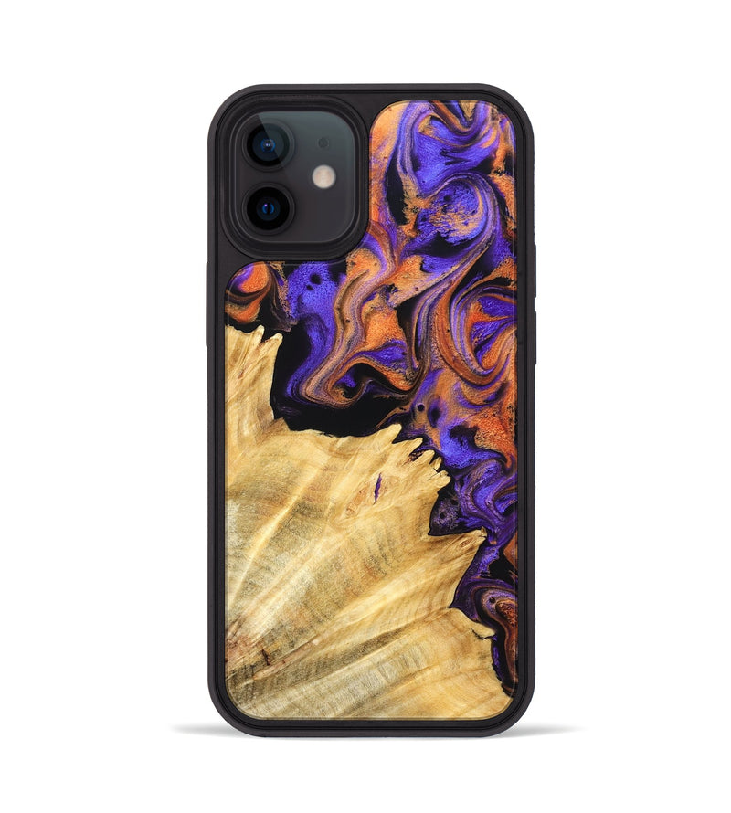 iPhone 12 Wood Phone Case - Viviana (Purple, 831476)