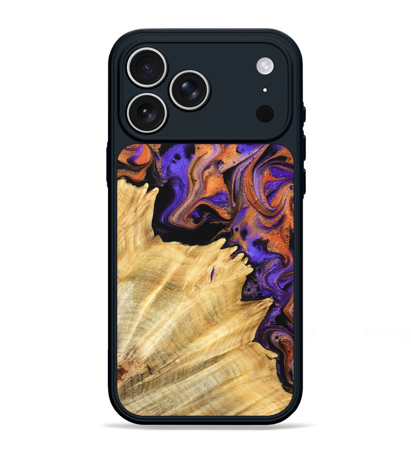iPhone 17 Pro Max Wood Phone Case - Viviana (Purple, 831476)