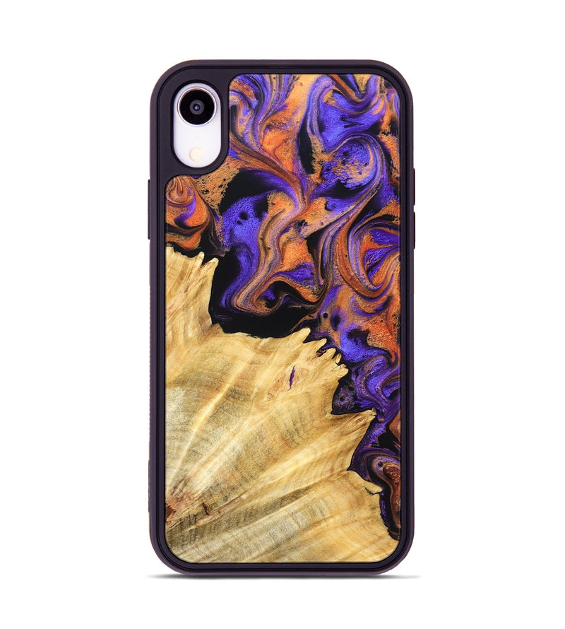 iPhone Xr Wood Phone Case - Viviana (Purple, 831476)