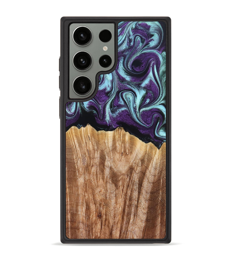 Galaxy S23 Ultra Wood Phone Case - Arch (Purple, 831477)