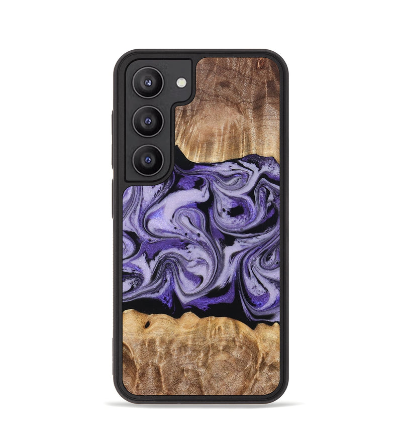 Galaxy S23 Wood Phone Case - Yuridia (Purple, 831478)