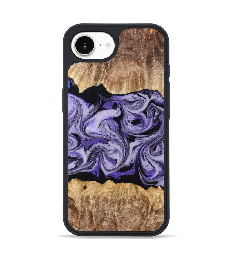 iPhone 16e Wood Phone Case - Yuridia (Purple, 831478)